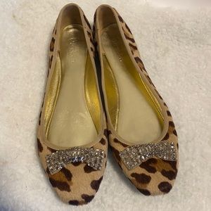 Biden animal print flats with sparkles 7.5, 41 eur